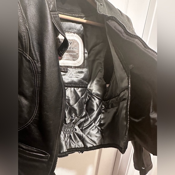 Lady Rider by Frank Thomas Riding Leather Jacket - Size: UK 10 / US 8 / Medium - Picture 4 of 16